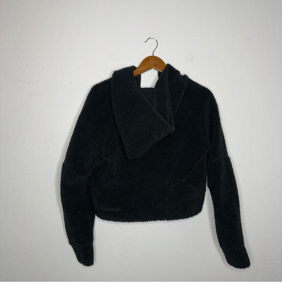 Lululemon Black Scuba Oversized Half-Zip‎ Fleece Hoodie - Picture 8 of 11